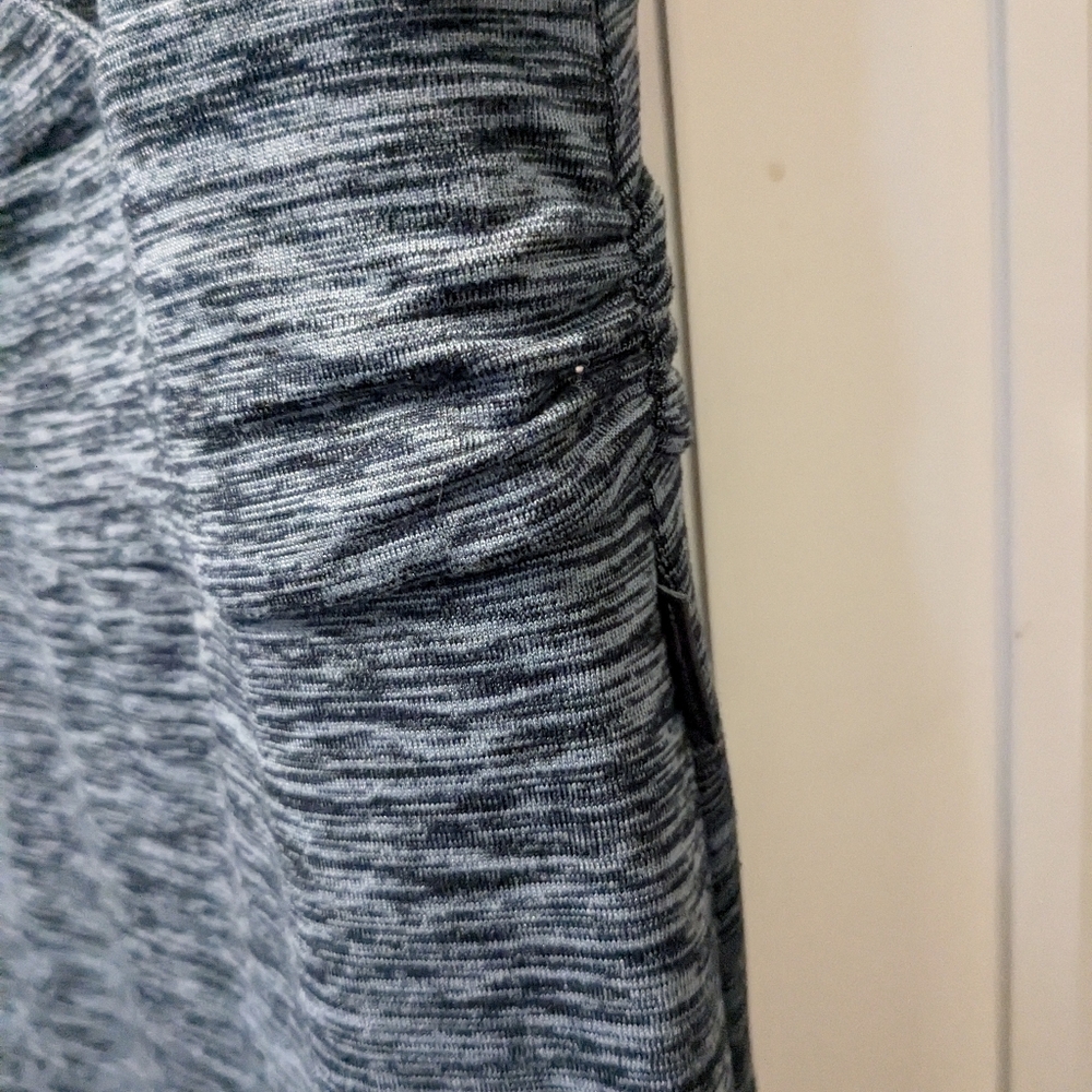 Pretty Stretch Blue Dress Eddie Bauer Medium - Picture 3 of 7